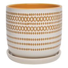 Colorful Plant Pots With Attached Saucer