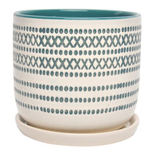 Colorful Plant Pots With Attached Saucer