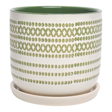 Colorful Plant Pots With Attached Saucer