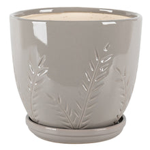 Kora Planter with Attached Saucer