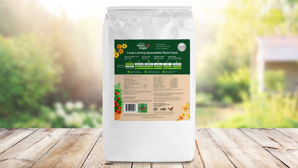 Long-Lasting Spreadable Plant Food Granules